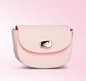 Pink Quilted Cross Body Handbag